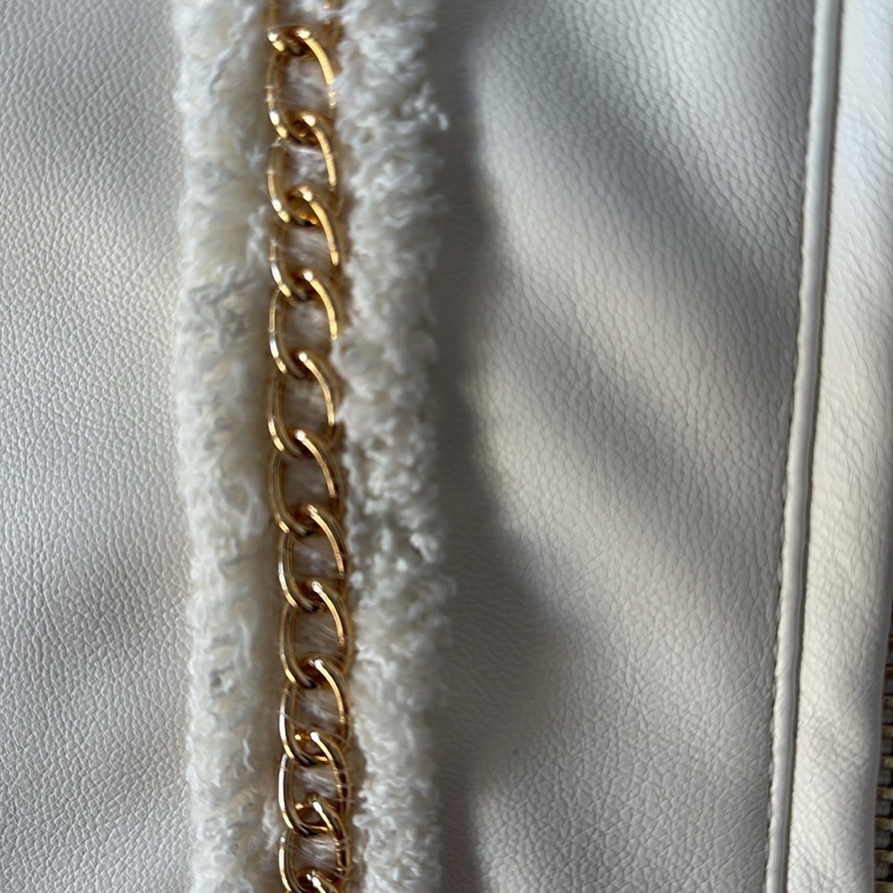 Cleo NWT  Quilted Vegan Leather French Jacket size MP. - Picture 9 of 12